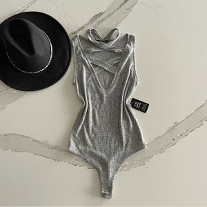 NWT Criss Cross Bodysuit